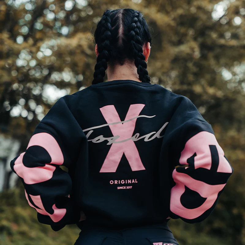 FOXED® STUDIOSTATE OVERSIZE SWEATER BLACK ROSE - Image 4