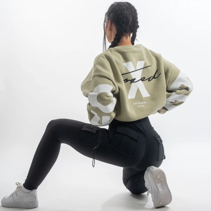 FOXED® STUDIOSTATE OVERSIZE SWEATER MATCHA LATTE - Image 7