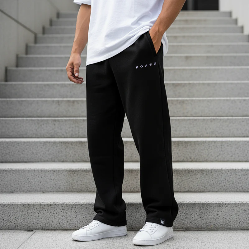 FOXED® SWEAT JOGGER PANTS BLACK - Image 3