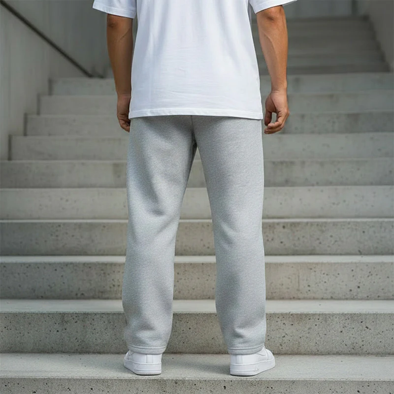 FOXED® SWEAT JOGGER PANTS GREY MELANGE - Image 3