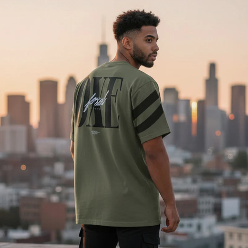 FOXED® URBAN OVERSIZE SHIRT KHAKI - Image 3