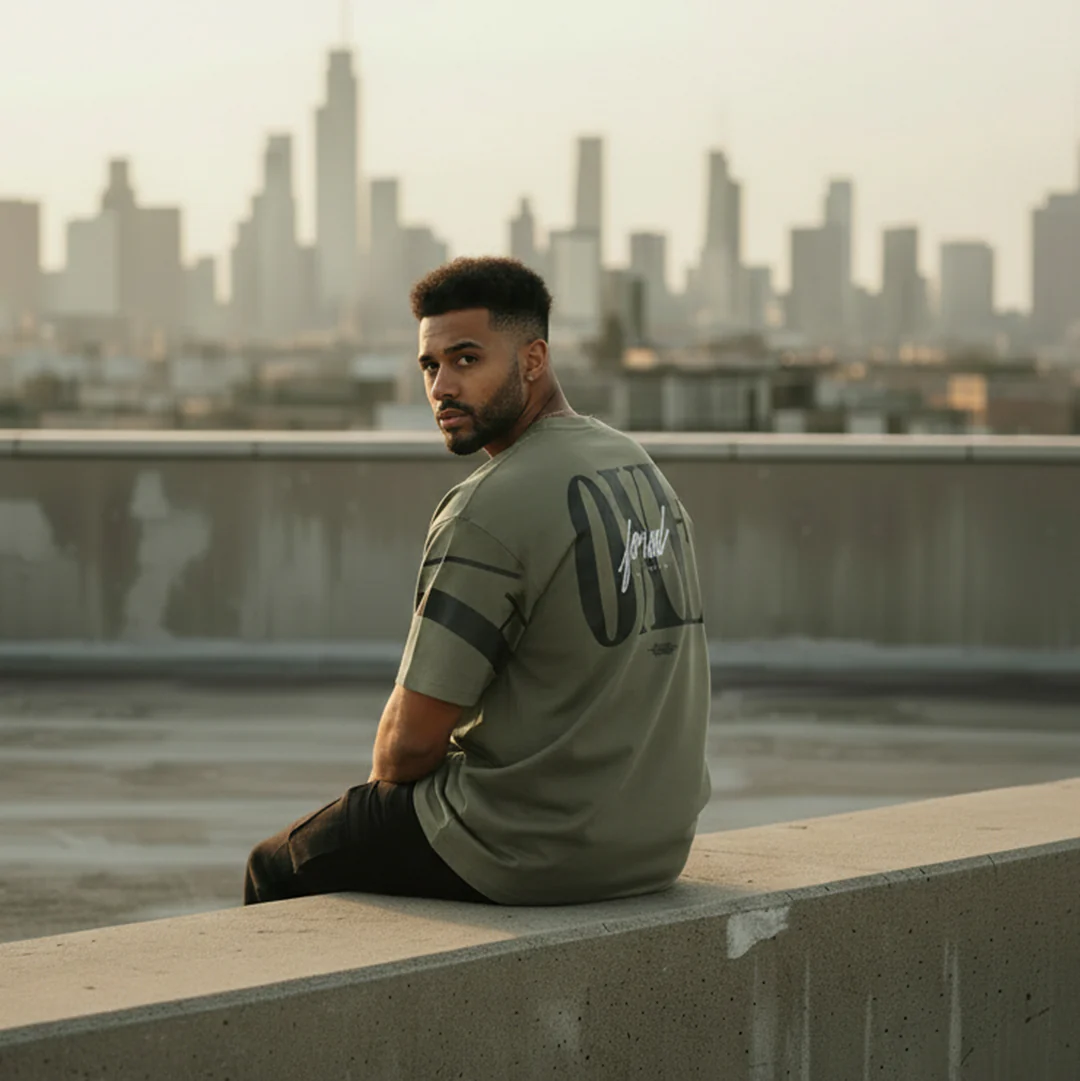 FOXED® URBAN OVERSIZE SHIRT KHAKI - Image 4