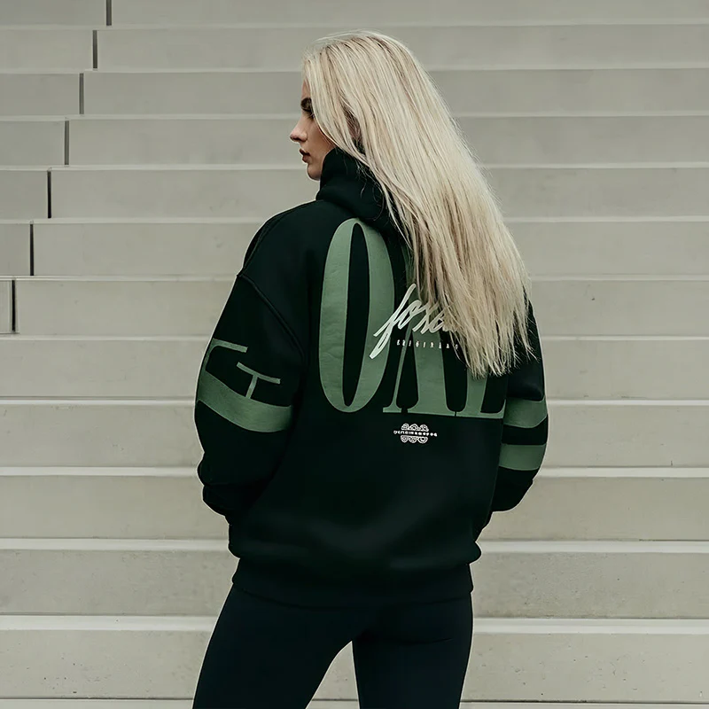 FOXED® URBAN UNISEX HOODIE BLACK - Image 3