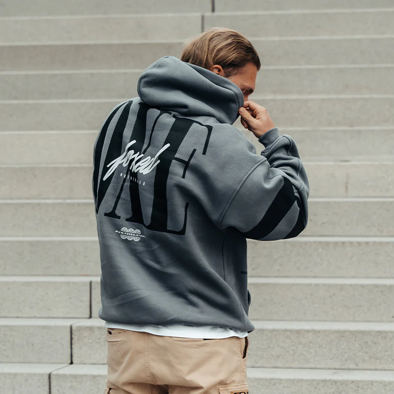 FOXED® URBAN UNISEX HOODIE GREY - Image 10