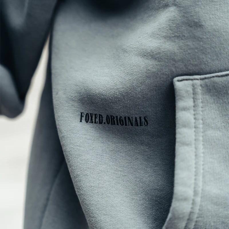 FOXED® URBAN UNISEX HOODIE GREY - Image 8