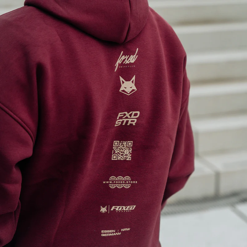 FOXED® VARSITY HOODIE RUBY WMN - Image 4