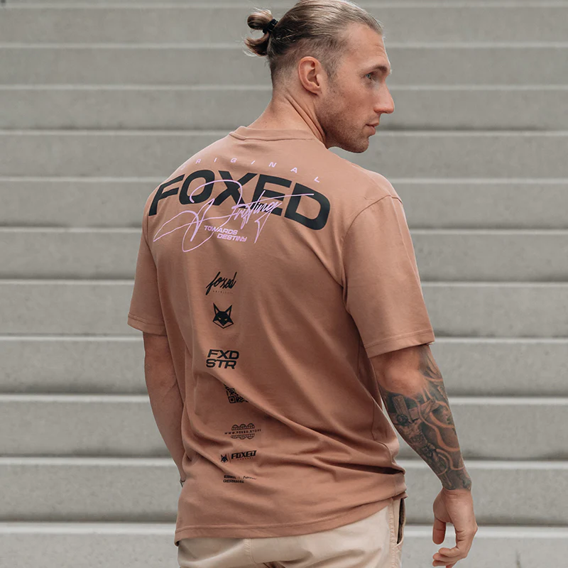 FOXED® VARSITY OVERSIZE SHIRT MOCHA MOUSSE - Image 5