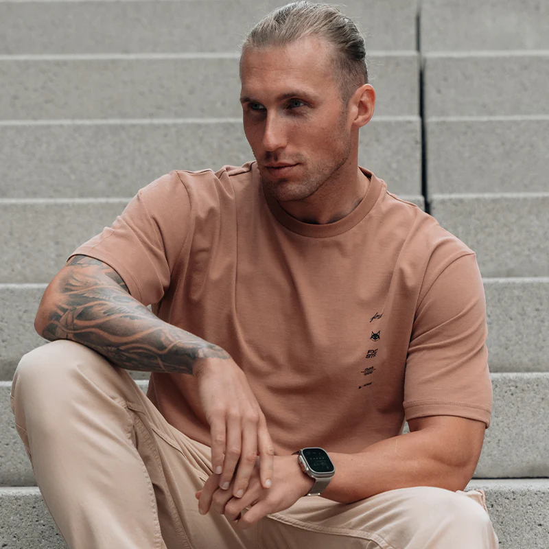 FOXED® VARSITY OVERSIZE SHIRT MOCHA MOUSSE - Image 7