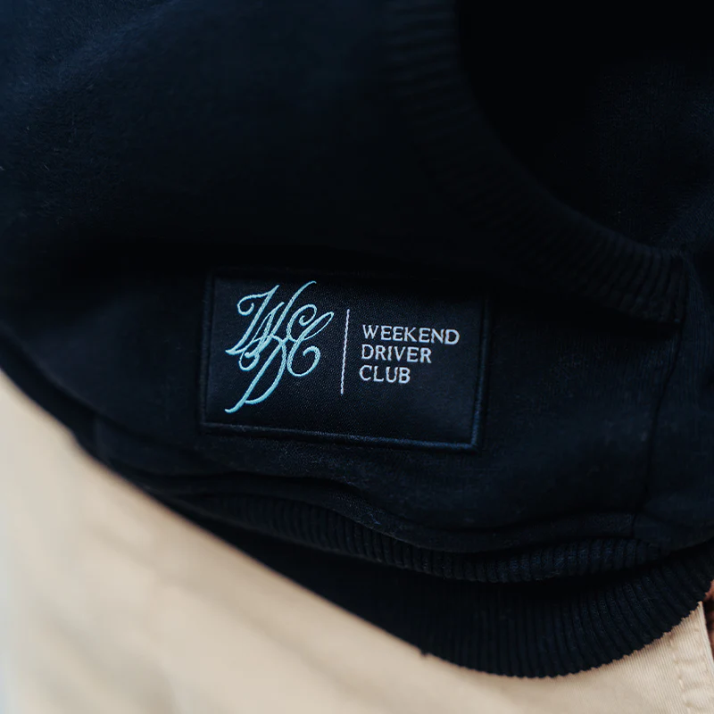 FOXED® AUTOMOTIVE WEEKEND DRIVERS CLUB UNISEX HOODIE BLUE - Image 4