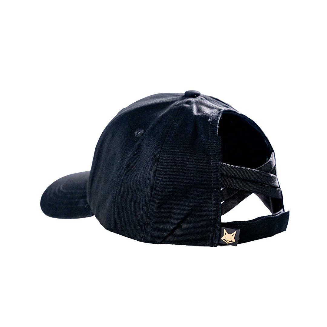 FOXED® WOMEN PONYTAIL BASECAP BLACK - Image 3