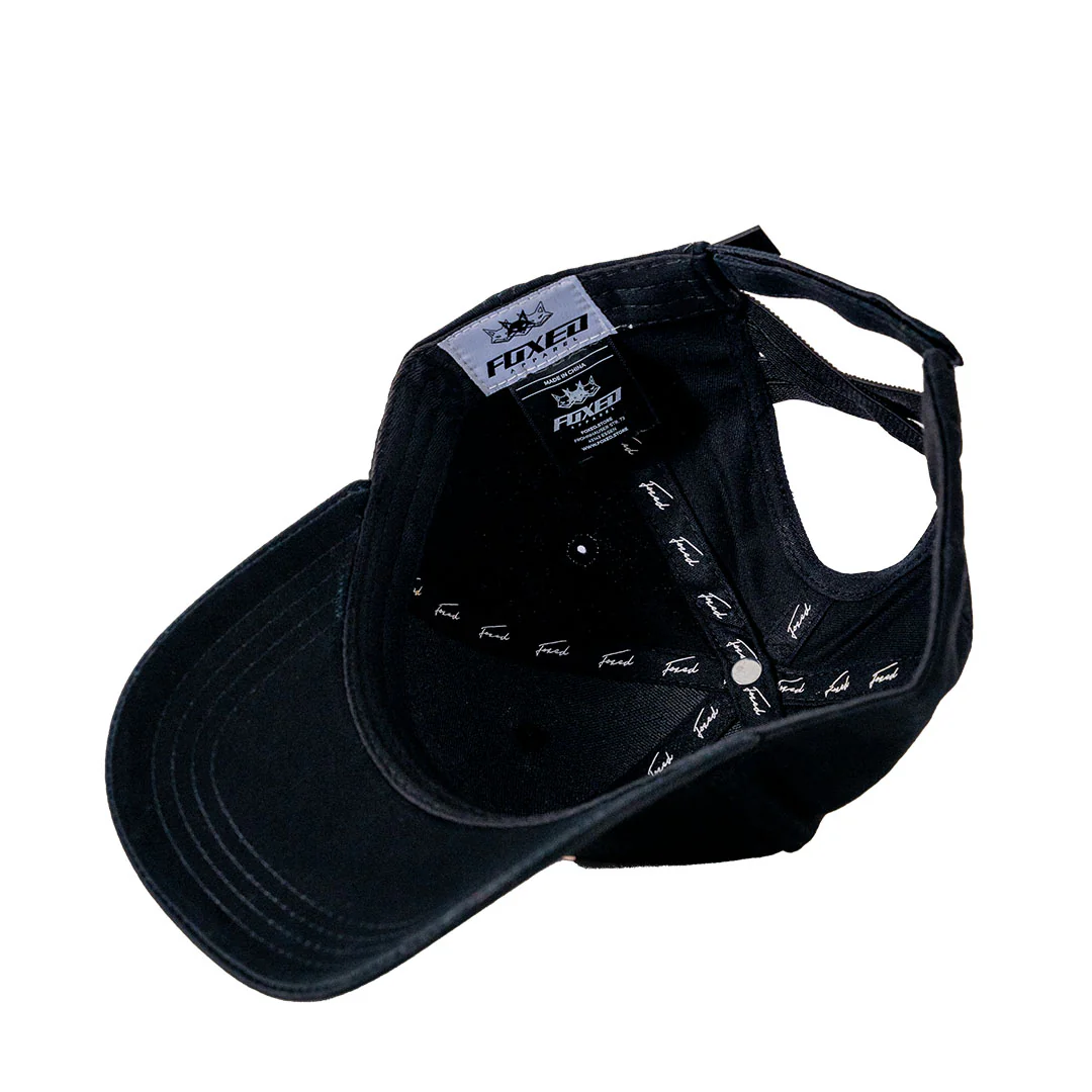 FOXED® WOMEN PONYTAIL BASECAP BLACK - Image 4